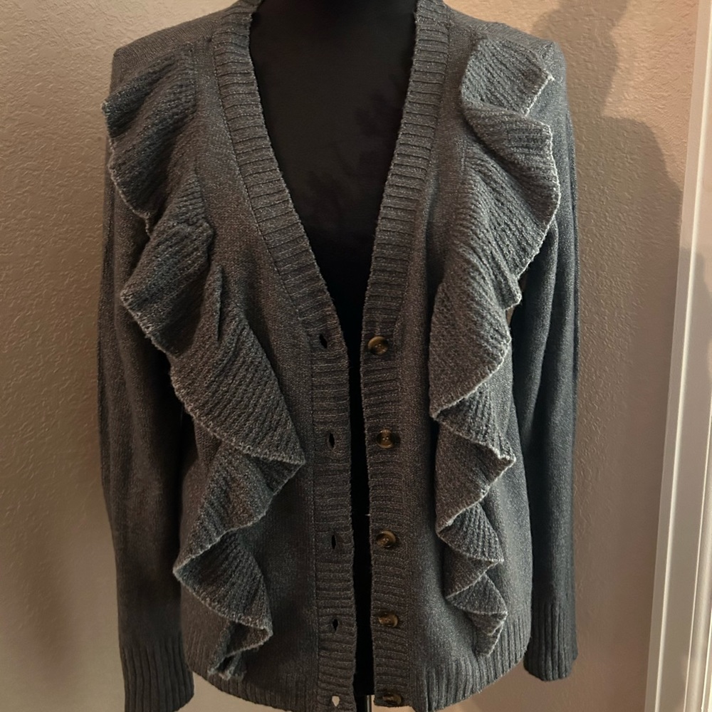 NWT, Lauren Conrad, Gray Lightweight Sweater